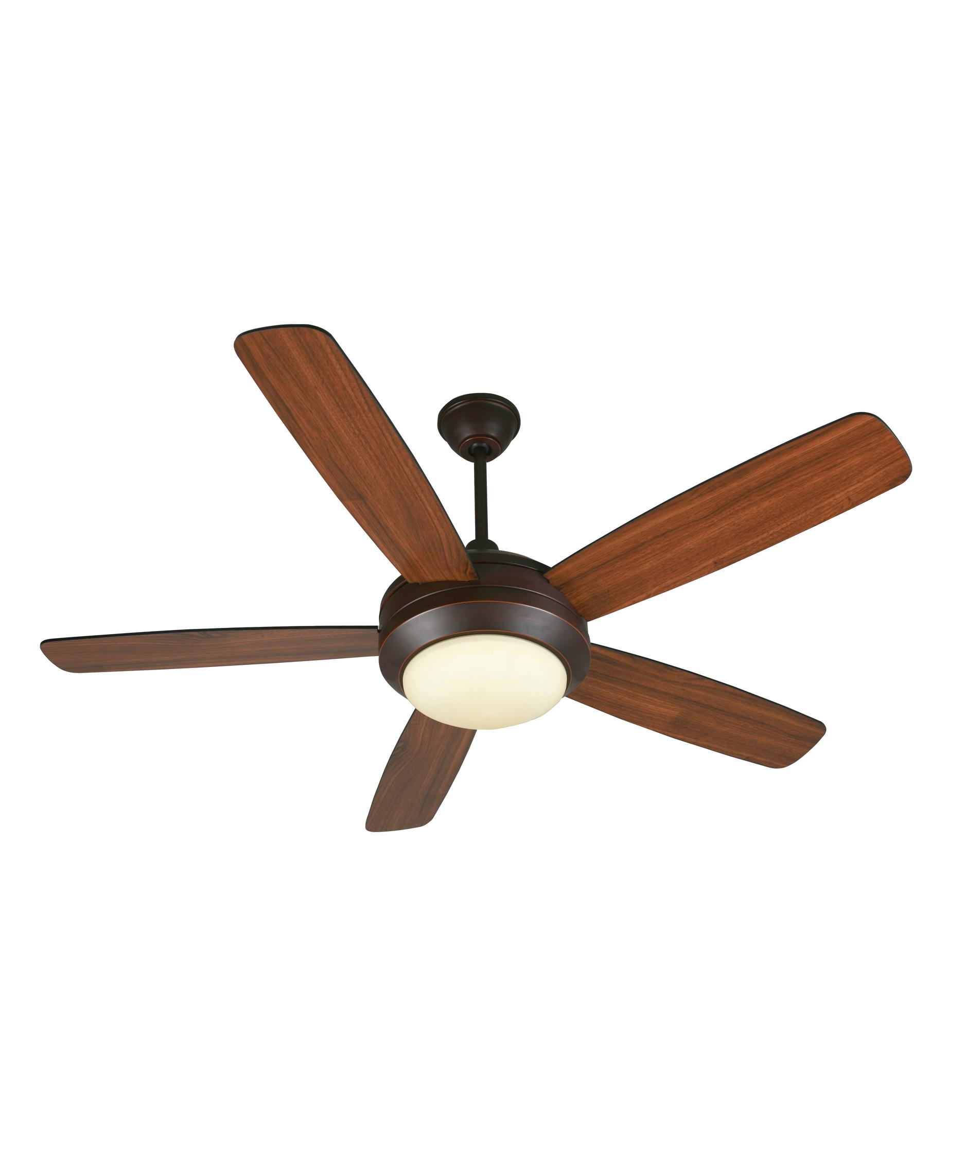 Craftmade He52 Helios 52 Inch 5 Blade Ceiling Fan Capitol Shown In Oiled Bronze Gilded Finish