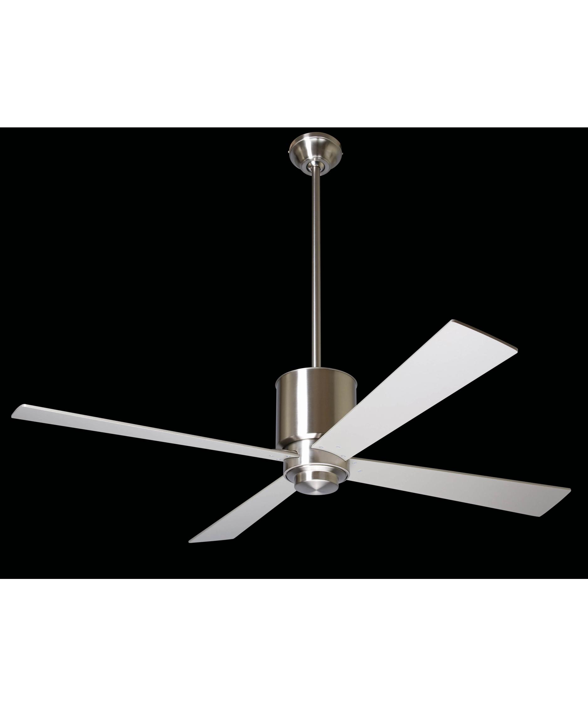 Modern Fan Company Lap 42 Nl Lapa Inch 4 Blade Ceiling Shown In Bright Nickel Finish And Blades
