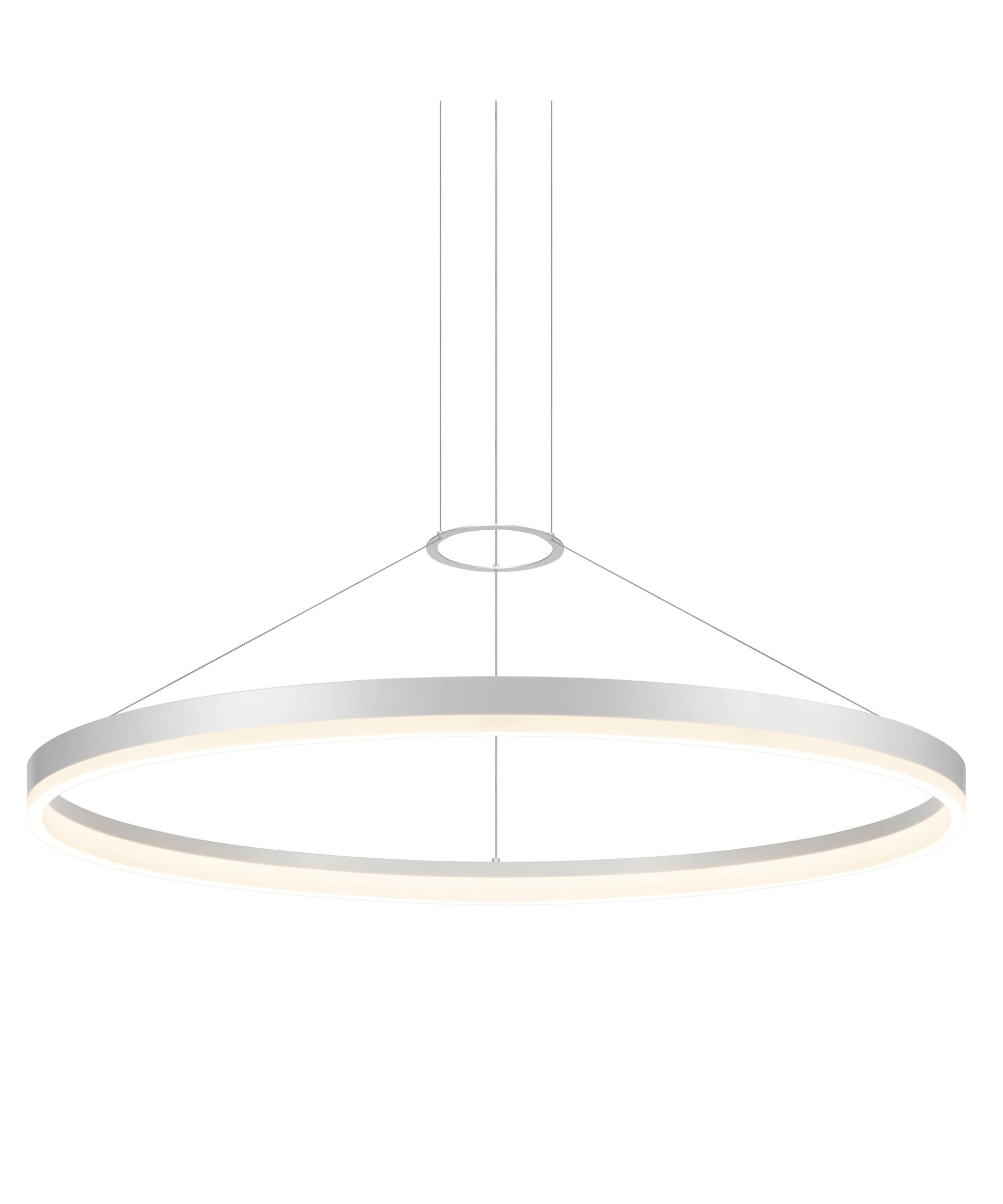 Sonneman Corona Inch Wide Light Large Pendant Capitol - Shown In Bright Satin Aluminum Finish And White Etched Acrylic Glass sonneman corona inch wide light large pendant capitol - shown in bright satin aluminum finish and white etched acrylic glass